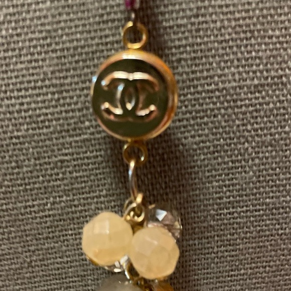AUTHENTIC CHANEL BUTTON NECKLACE - Picture 2 of 6